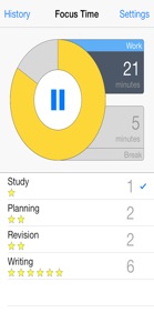Focus Time Activity Tracker screenshot #1 for iPhone