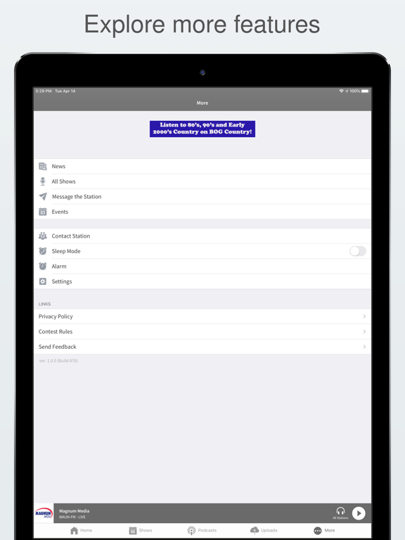 Magnum.Media iPad screenshot 4 - Music app