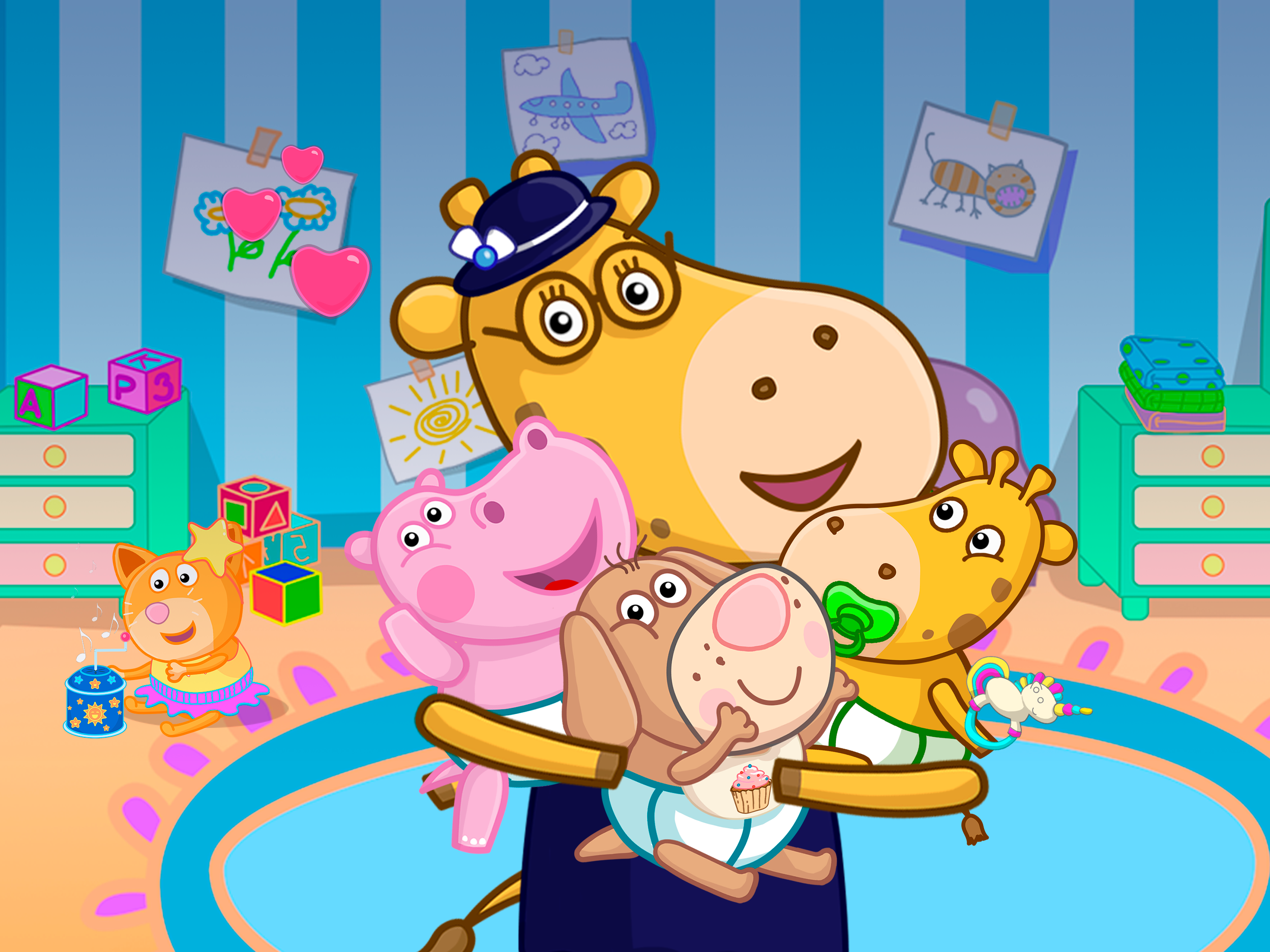 Hippo pet care game simulator
