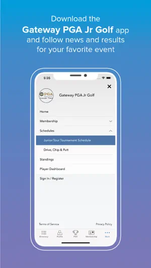 Gateway PGA Jr Golf screenshot 1
