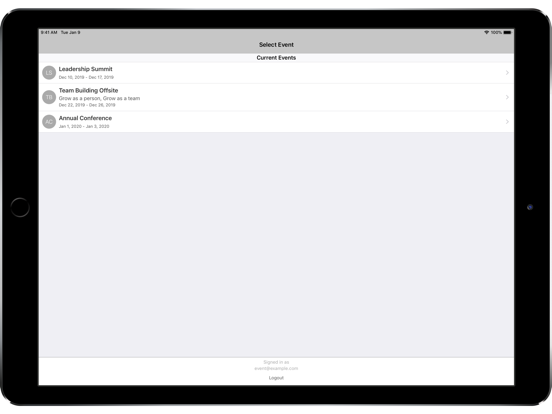 Subaru NTC 2020 iPad screenshot 6 - Productivity app