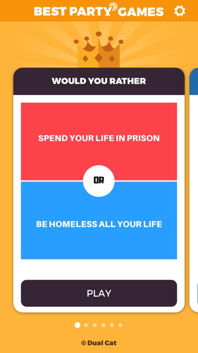 Would you rather?  Impossible choices screenshot 1