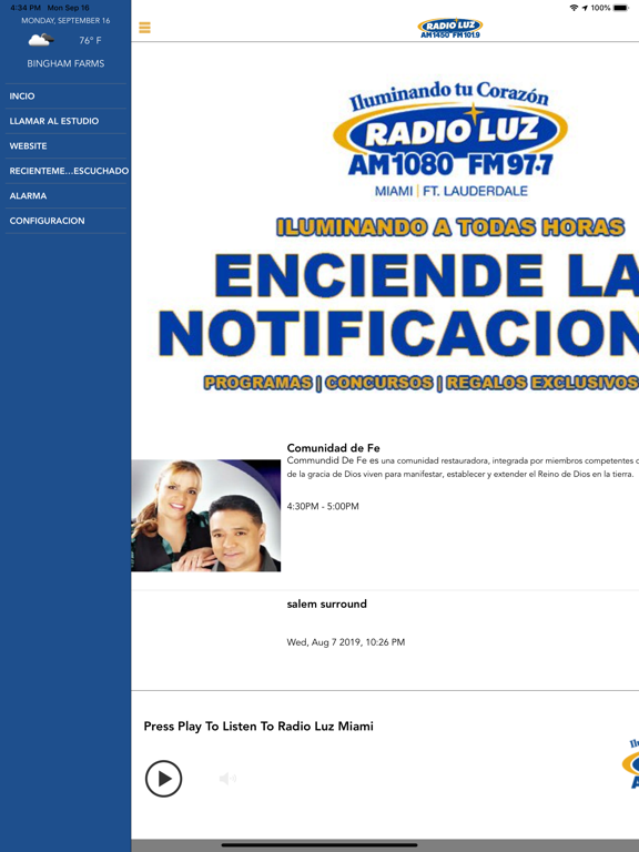 Screenshot #5 pour Radio Luz Miami