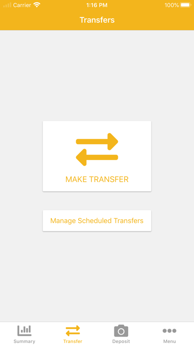 Employees Credit Union Screenshot