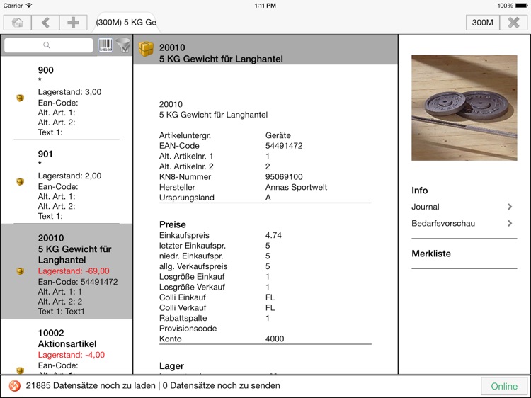 BITS mobile ERP für WINLine