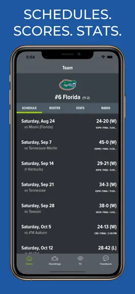 Game screenshot Florida Football Schedules mod apk