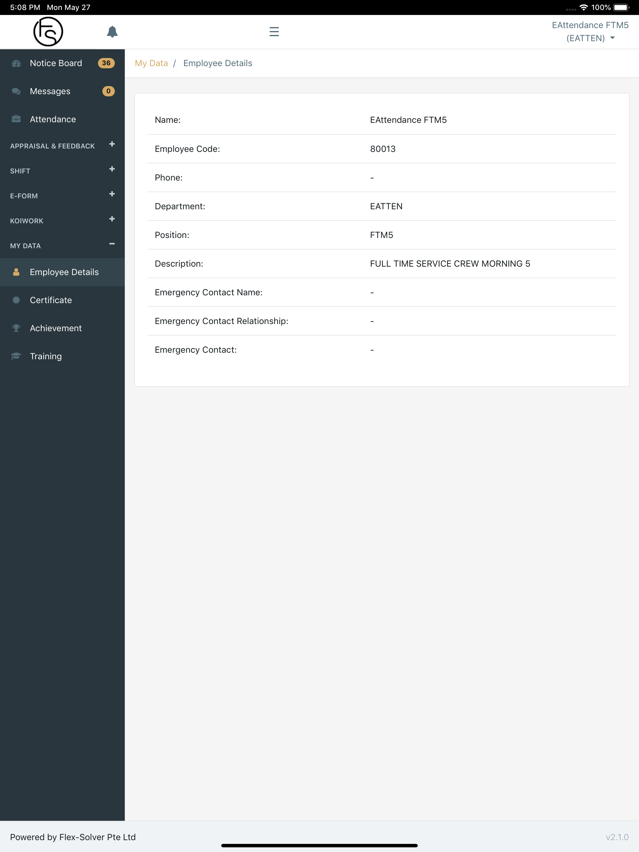 FLEX Shift Scheduler screenshot 6