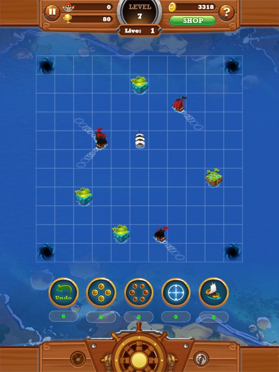 Screenshot #6 pour Seven Ships Battle: Pirate Sea