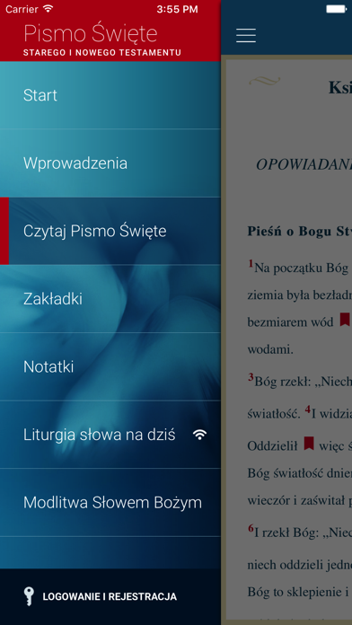 Pismo Święte z komentarzem Screenshot