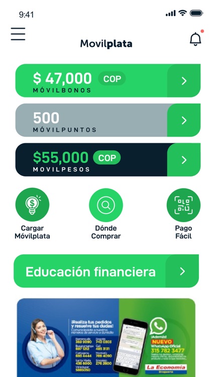 Movilplata App