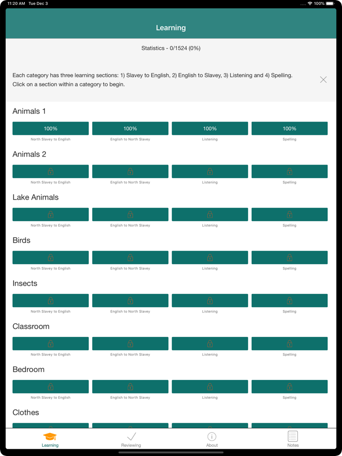 North Slavey Vocab Builder