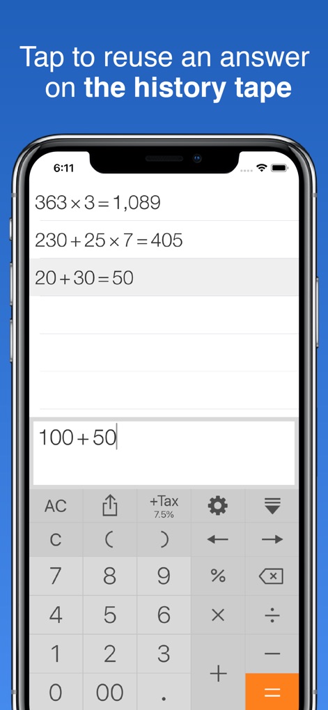 Rapid & Quick Calculator Pro - rapid-calculator-pro-history-tape