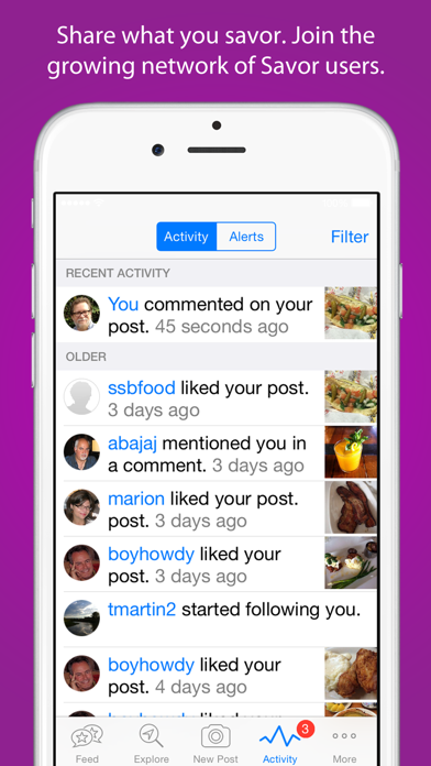 Savor Food Screenshot