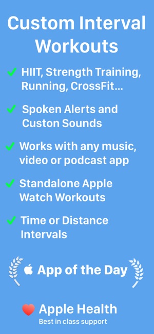 apple watch workout app intervals