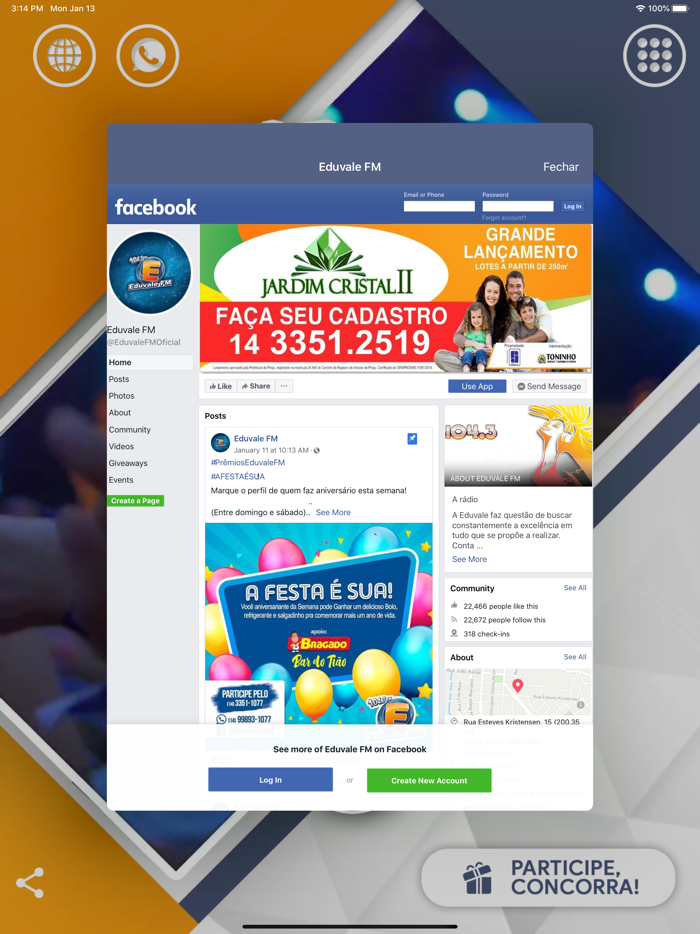 Rádio Eduvale FM 104.3