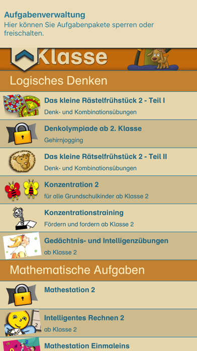 LÜK Schul-App 2. Klasse Screenshot