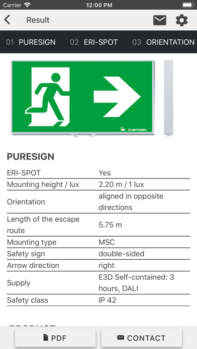 App screenshot