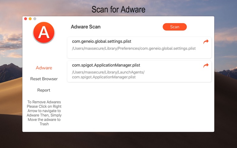 adware cleaner by max secure iphone screenshot 1
