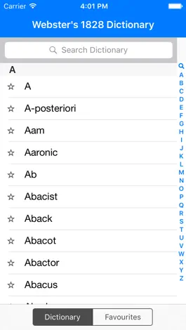 Game screenshot Webster's 1828 Dictionary USA apk