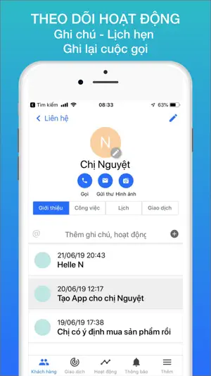 CRM: Contacts & Deals screenshot 2