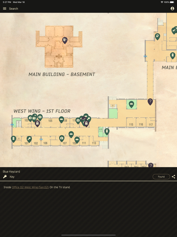 Screenshot #6 pour MapGenie: Tarkov Map