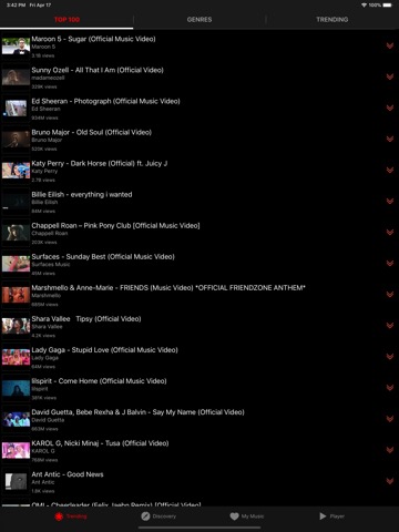 iPlay Tube - Video Music Playのおすすめ画像1