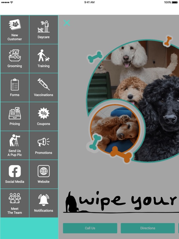 Wipe Your Paws iPad screenshot 2 - Business app