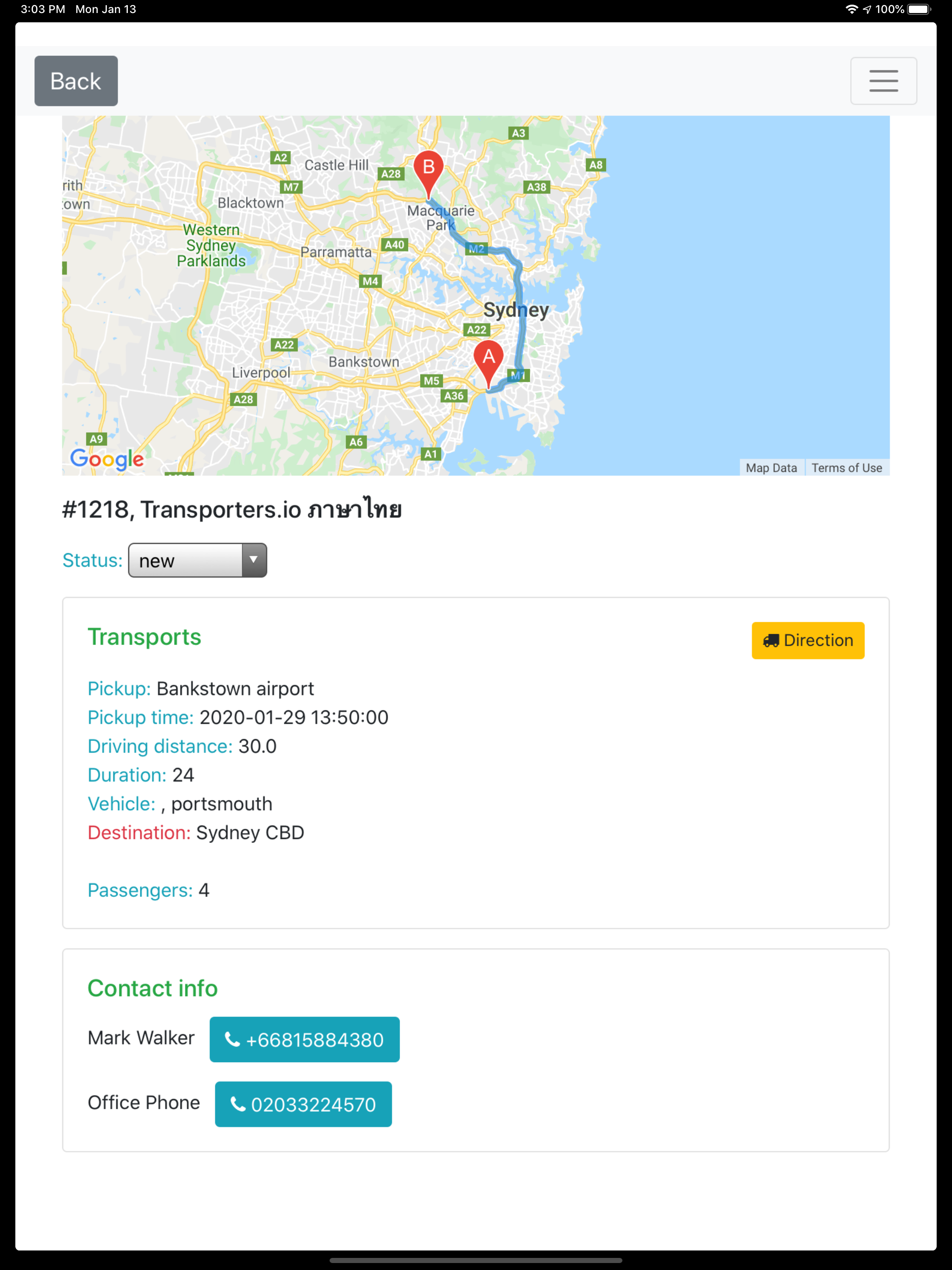 Transporters Drivers