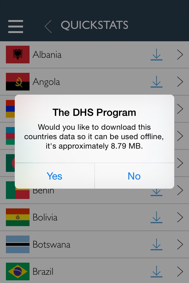 The DHS Program screenshot 2
