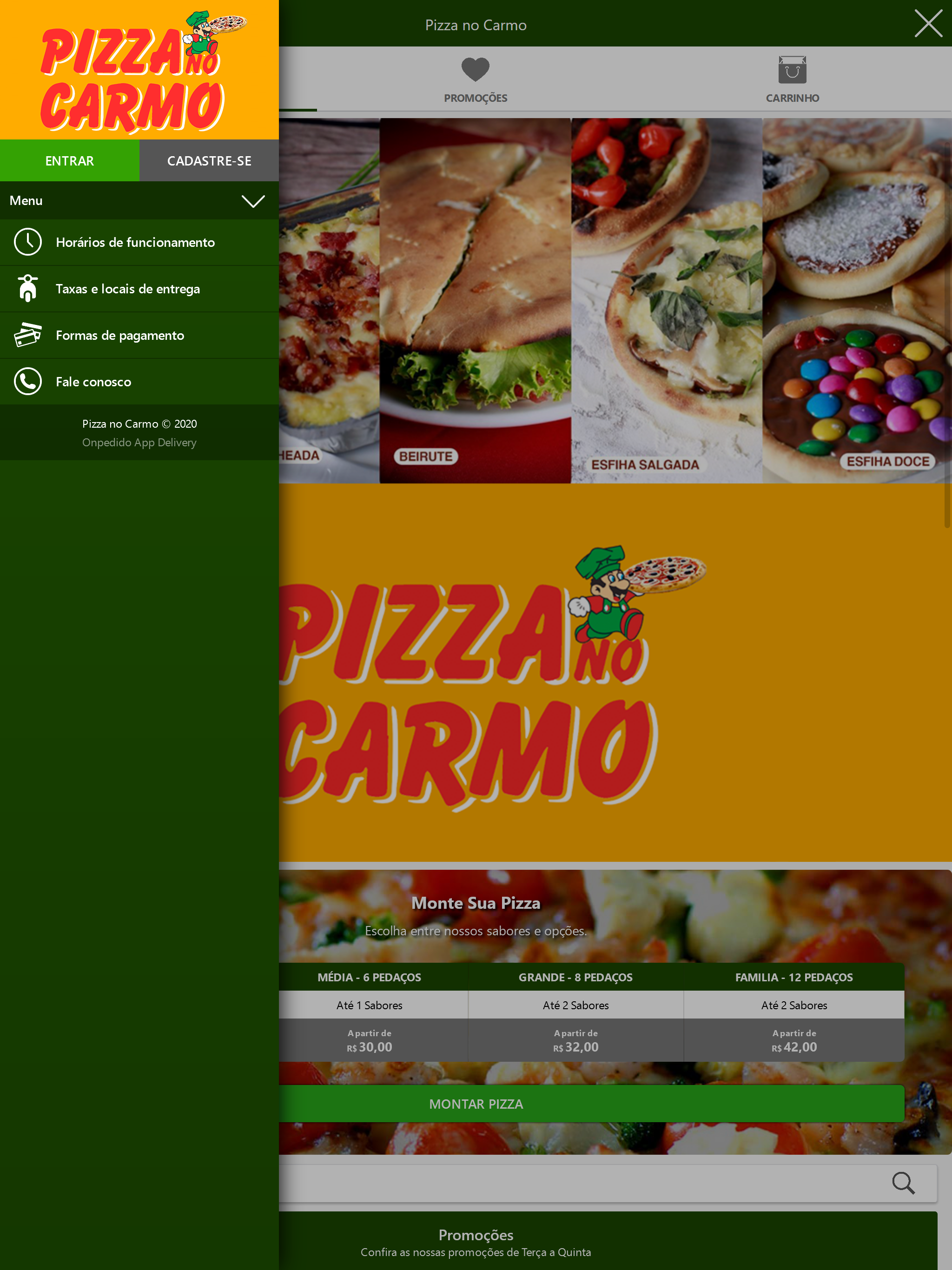 Pizza no Carmo