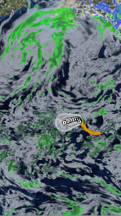 Screenshot #2 pour Pacific Hurricane Tracker