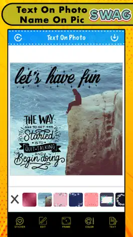 Game screenshot Text On Photo - Name On Pic apk