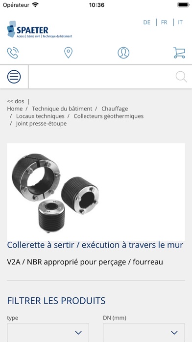 Screenshot #2 pour SPAETER mobile App