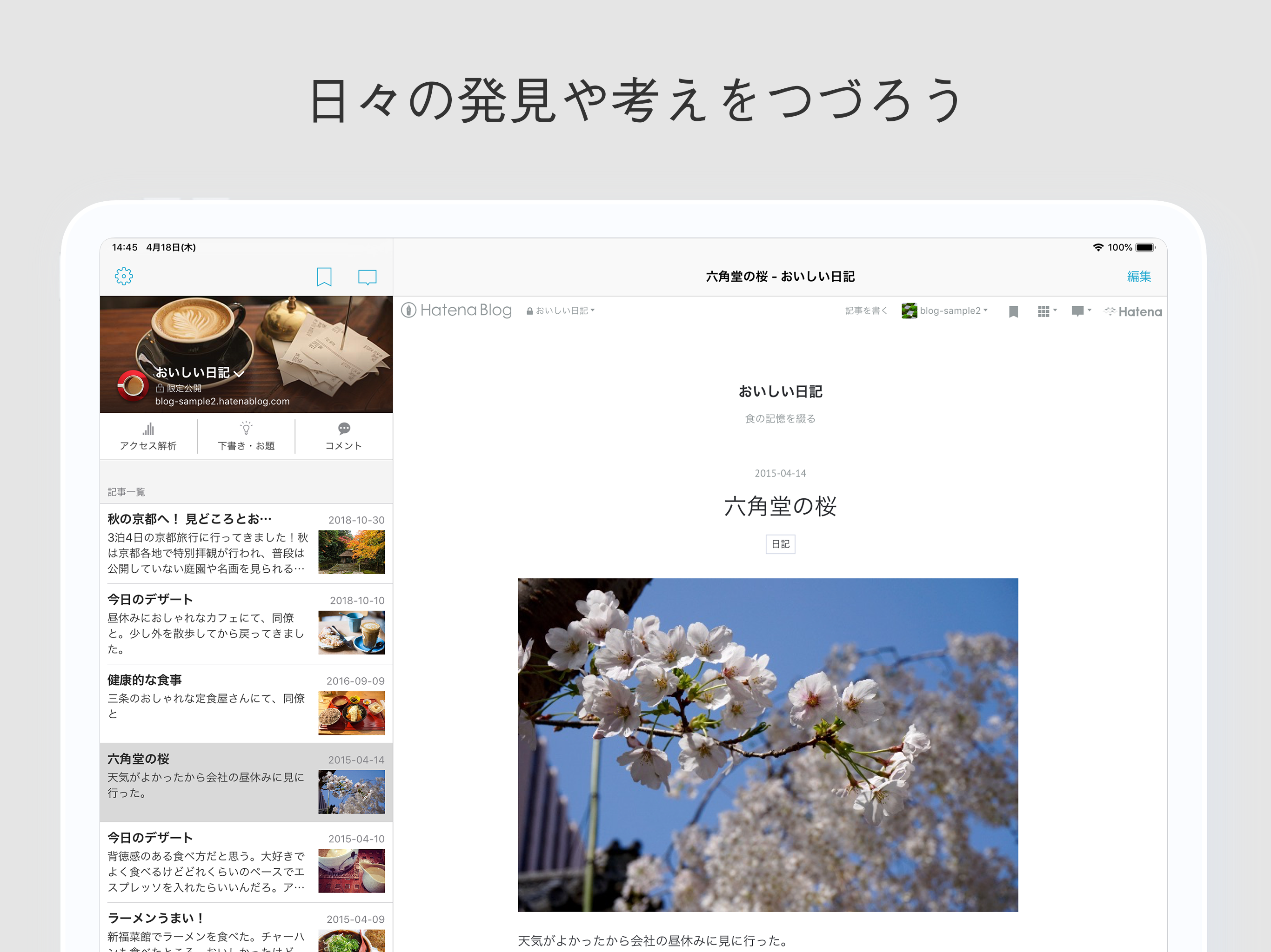 はてなブログ screenshot 9