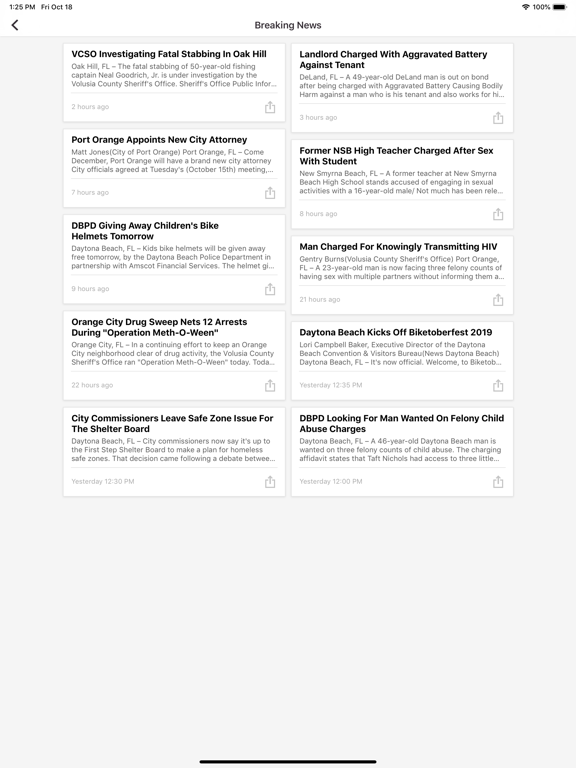 Screenshot #6 pour News Daytona Beach - WNDB