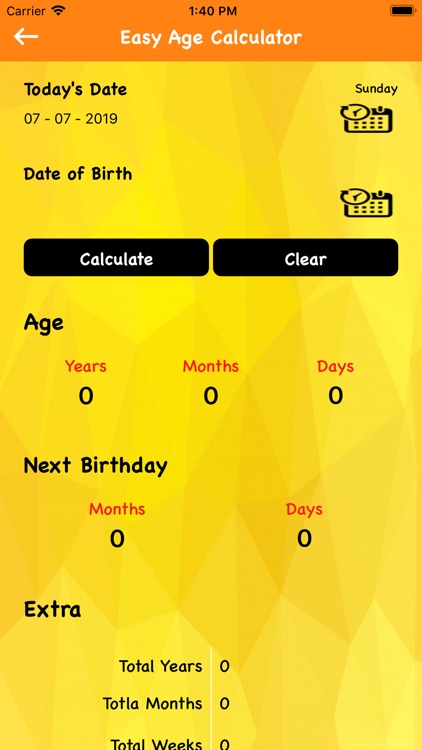 Easy Age Calculator App