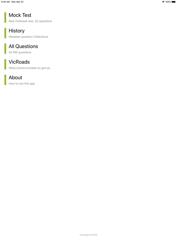 Screenshot #4 pour LearnerPermitTest - VicRoads