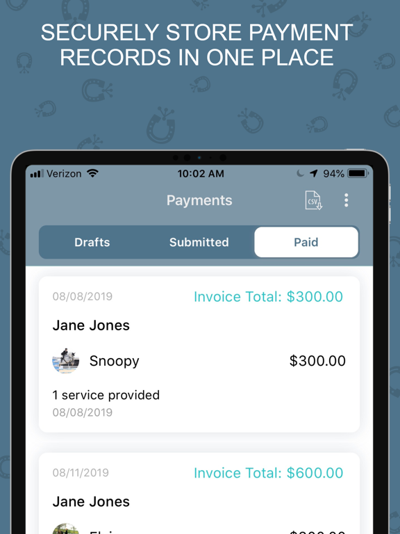 HorseLinc: Equine Management iPad screenshot 5 - Business app