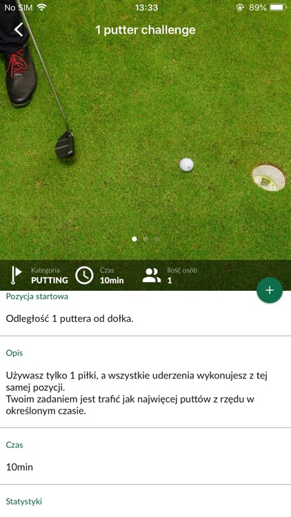 Golf Academy Student