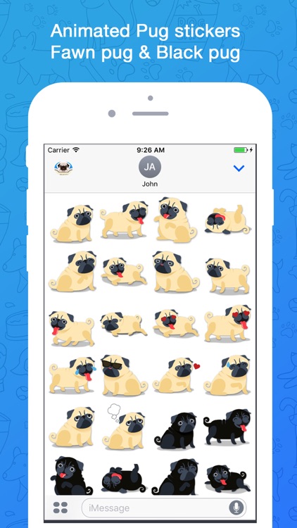 Puggy - Pug emoji & widget screenshot-0