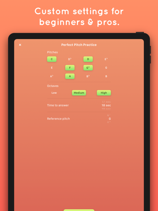 ‎Tone - Learn Perfect Pitch! Screenshot