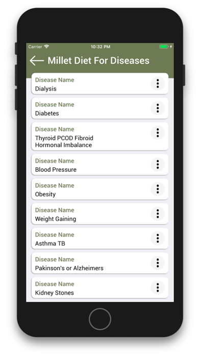 Screenshot #3 pour Dr. Khader vali's Millet Diet
