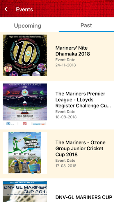Mariners Cricket Club Screenshot