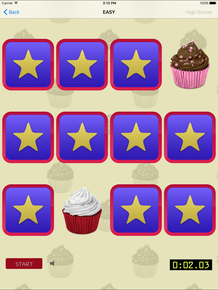 Cupcakes Matching Game 2