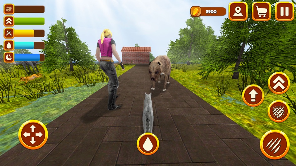 #2. Hunting Cat Survival Simulator (iOS) Podle: Tayga Games OOO