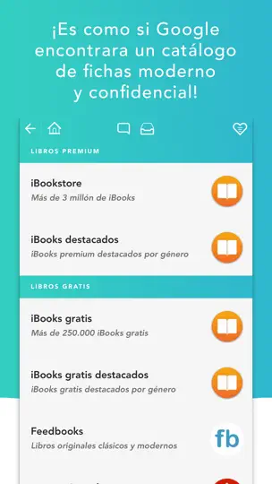 Captura de pantalla de EBook Search Pro en iPhone 2