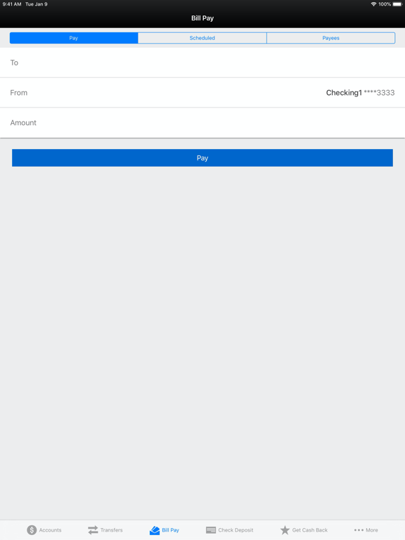 Heritage Community CU iPad screenshot 5 - Finance app