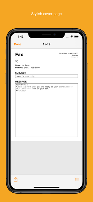 ‎Genius Fax - Faxing app Screenshot