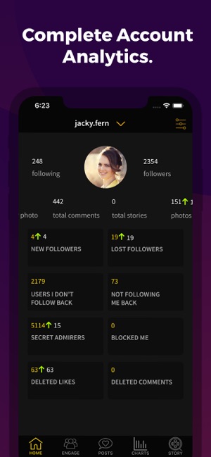 Tracker Pro: Followers Reports