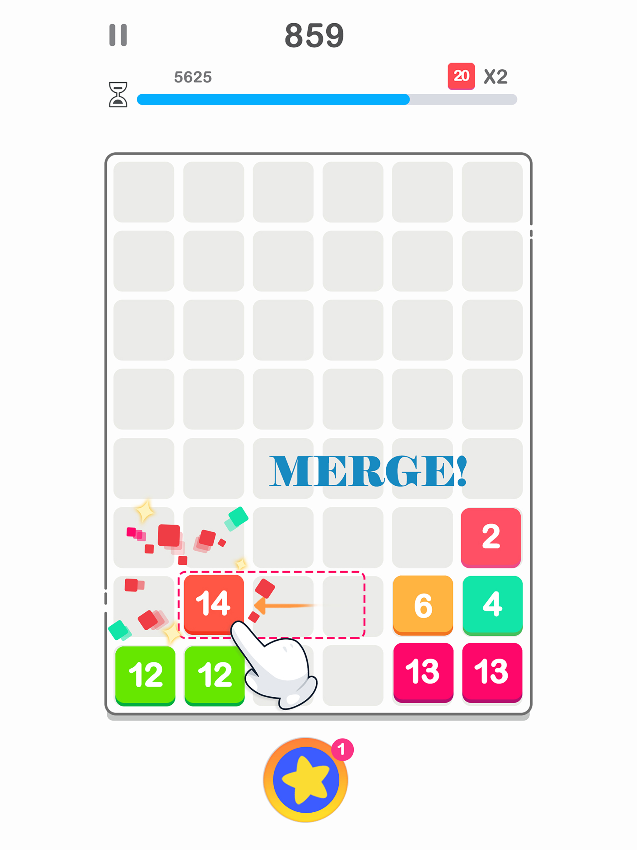 Drag n Merge: Bubble